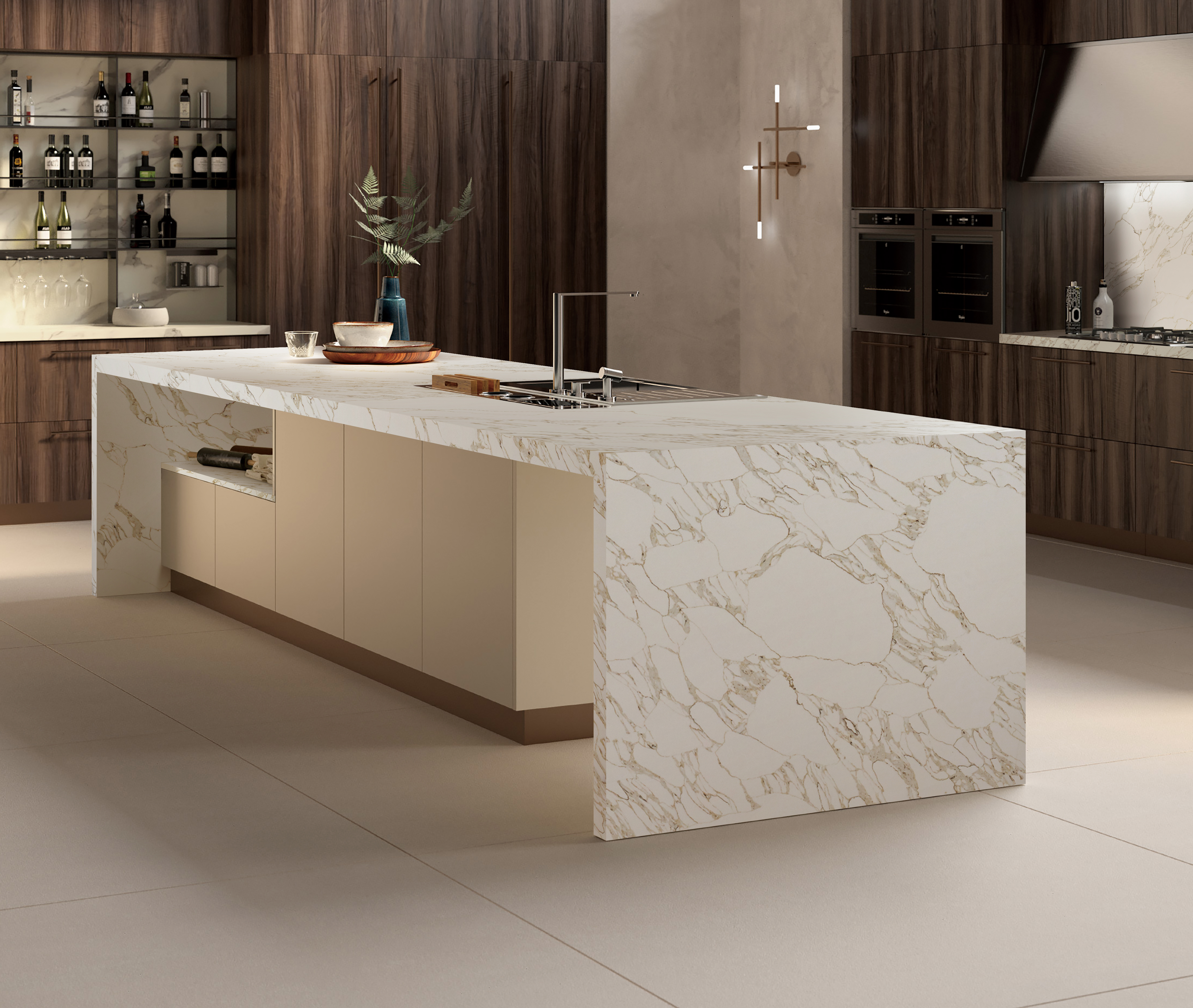 Arabescato Bettogli rendering