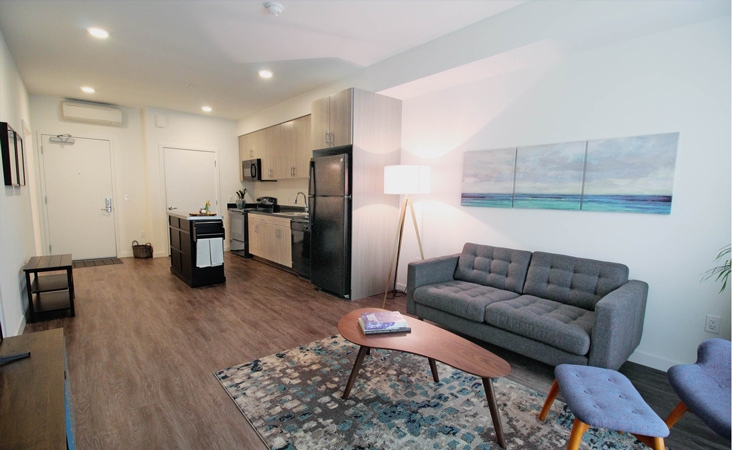 Coliseum Transit Village interior